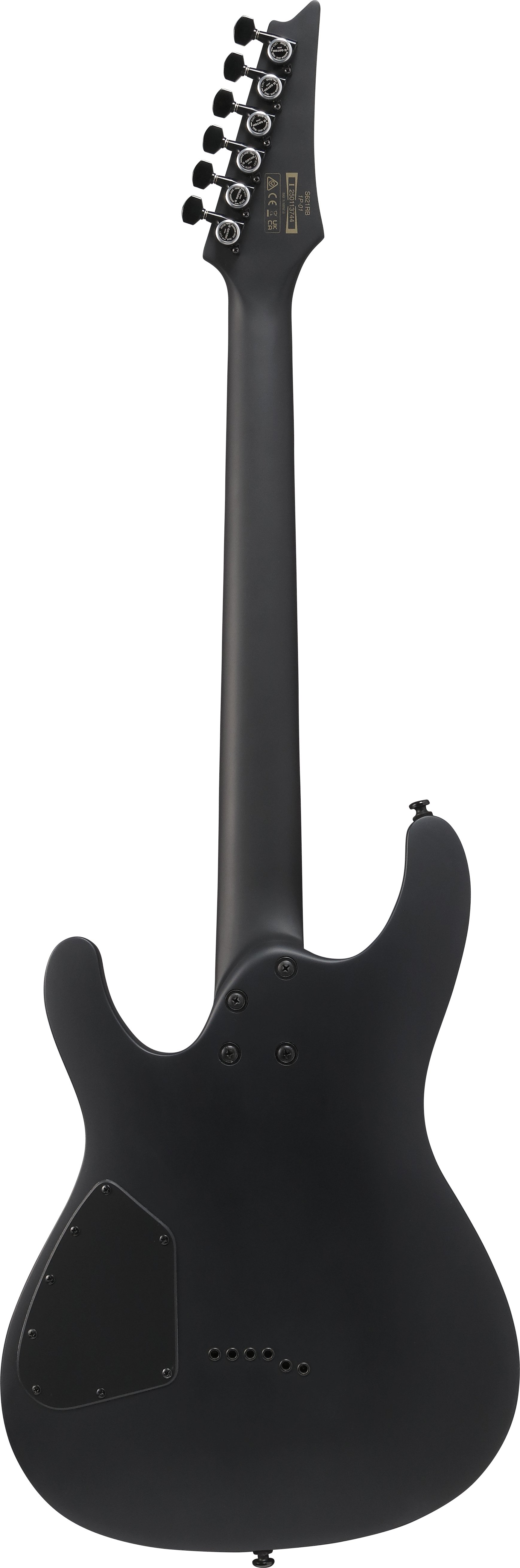 S721RB-BKF Iron Label Black Flat E-Gitarre